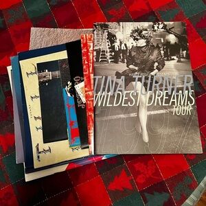 Various rock concert programmes